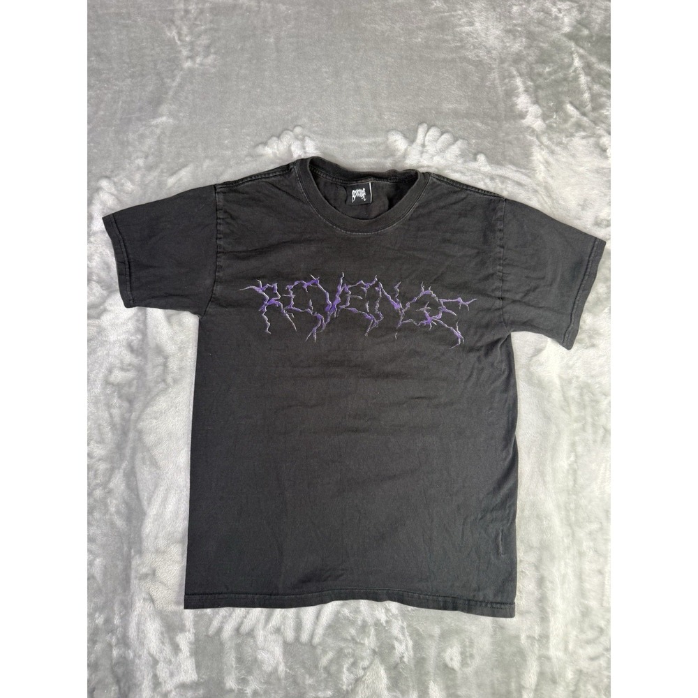 REVENGE X Ski Mask The Slump God T Shirt Black‎ & Purple Size Small Graphic Rap